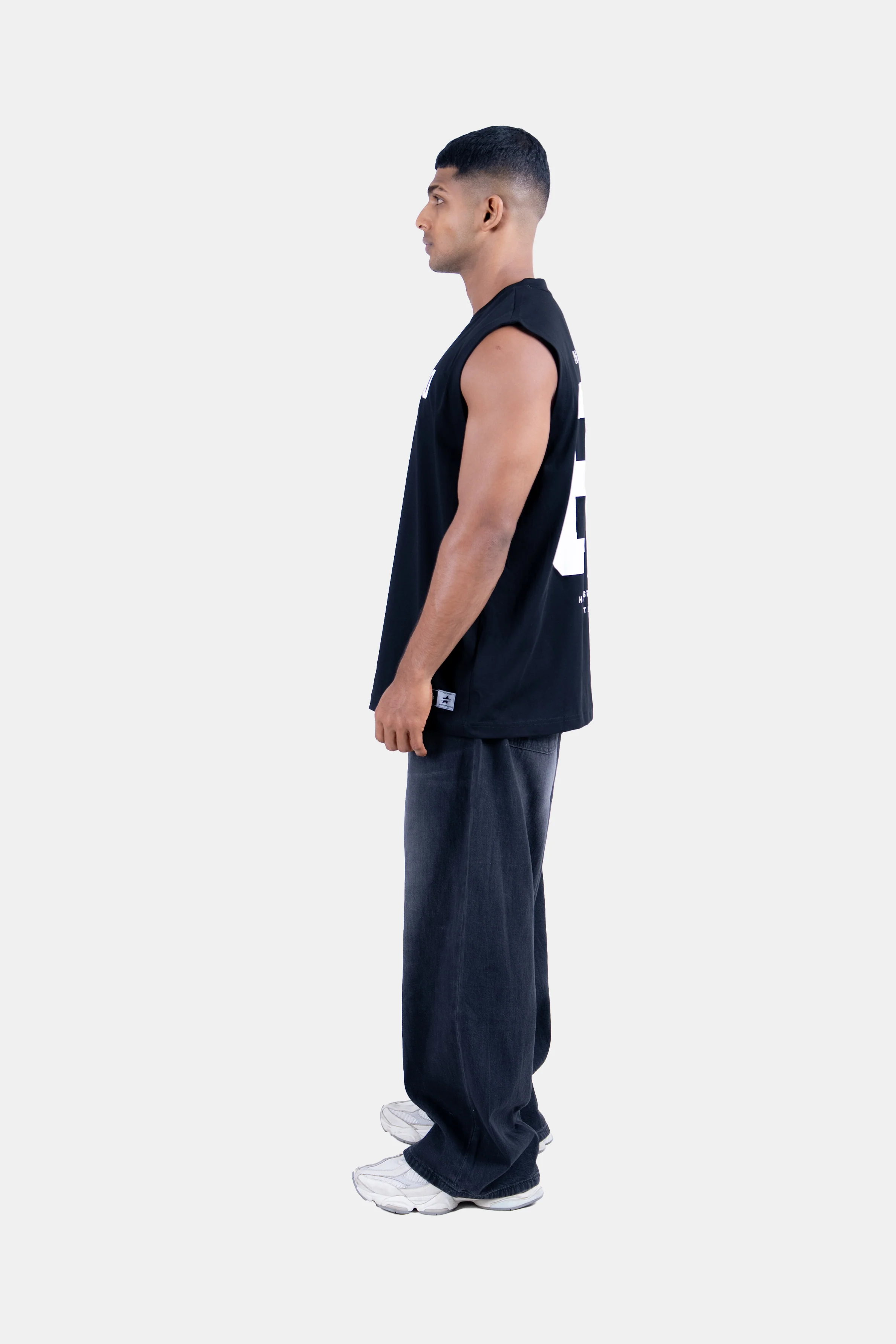 Hustle Men's Crew Neck T-Shirt - Everyday Casual - Image 4