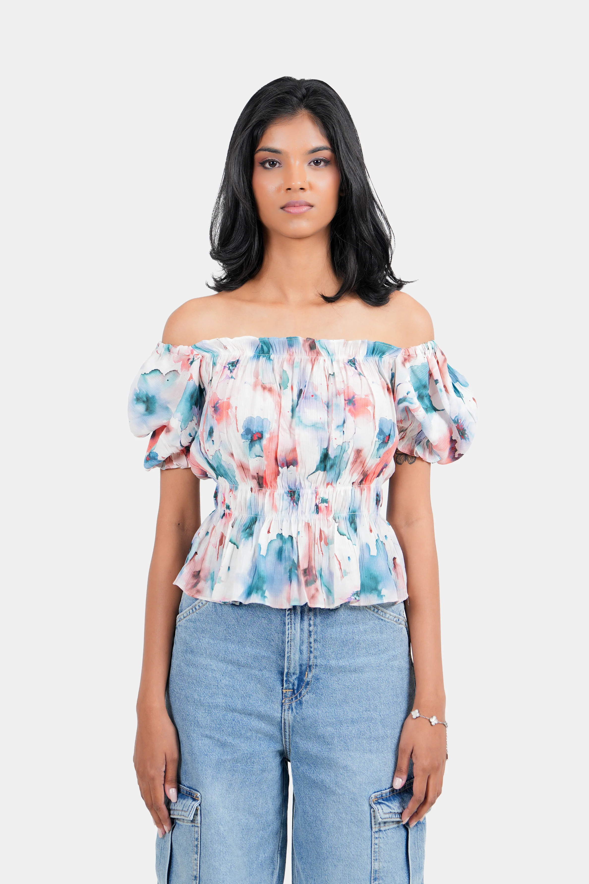 Modano  Women's Crop Shirt- Casual Wear - Image 3