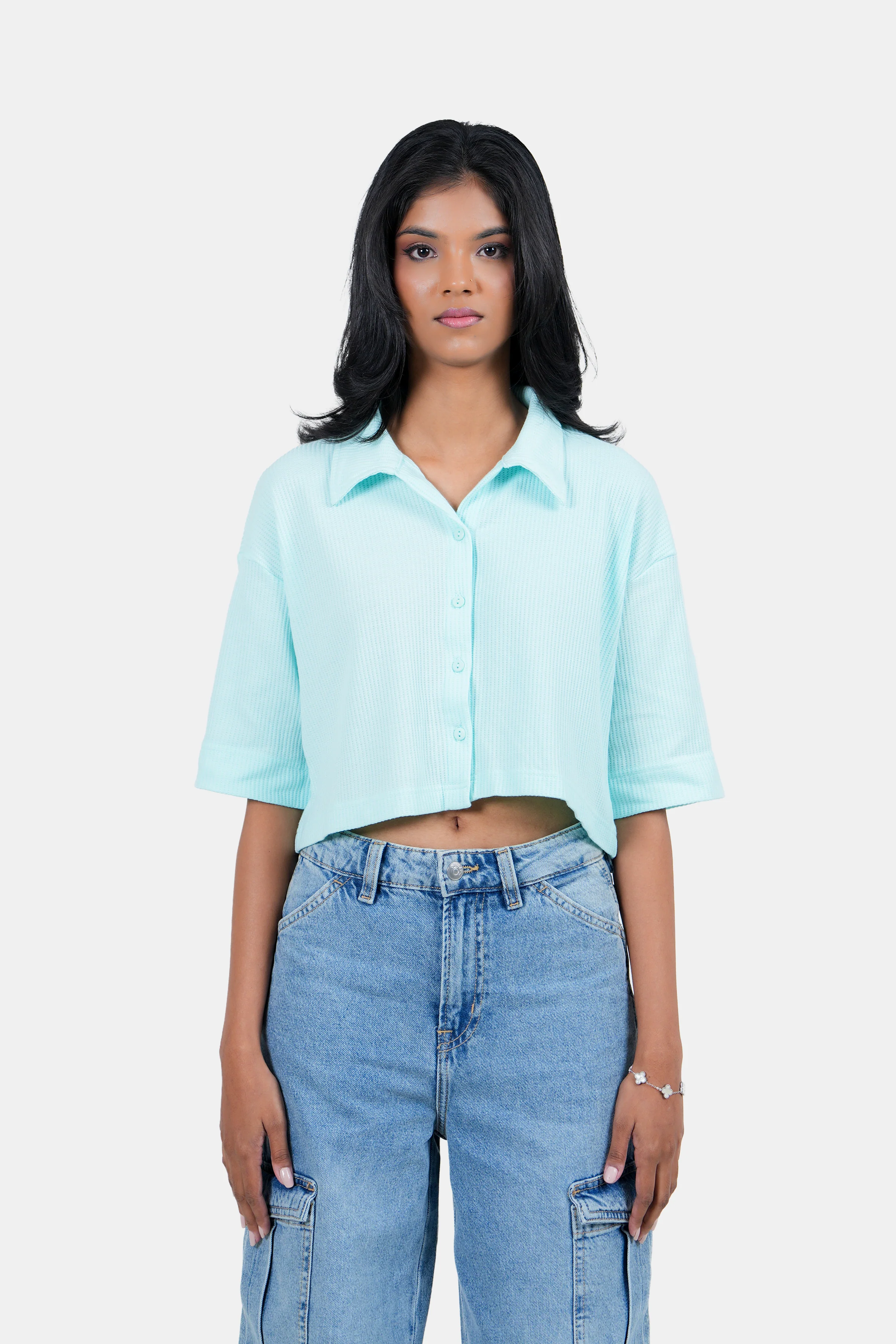 Modano Women's Crop Shirt - Casual Wear - Image 5